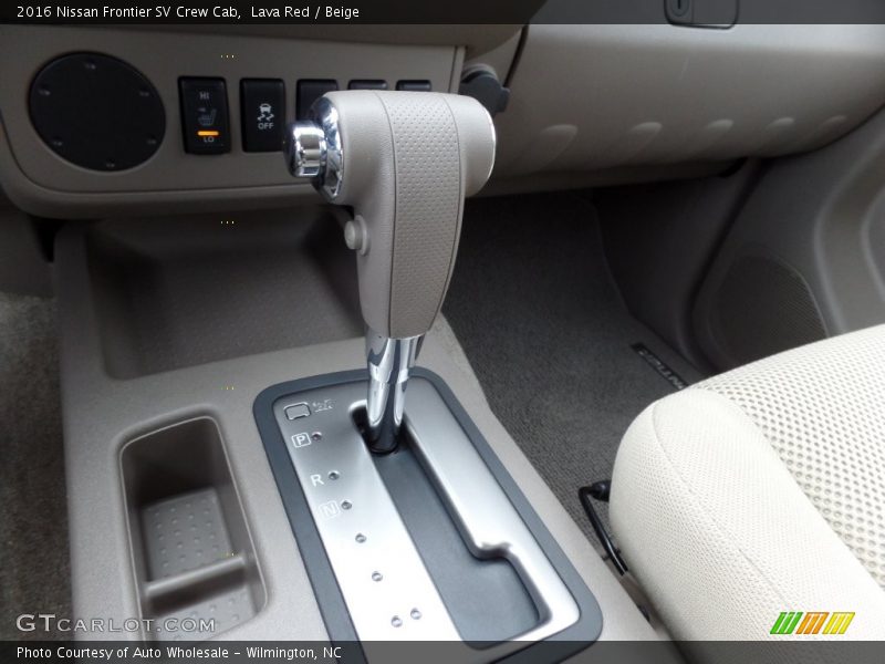  2016 Frontier SV Crew Cab 5 Speed Automatic Shifter