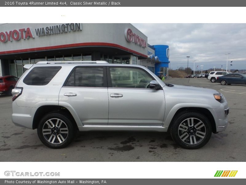 Classic Silver Metallic / Black 2016 Toyota 4Runner Limited 4x4