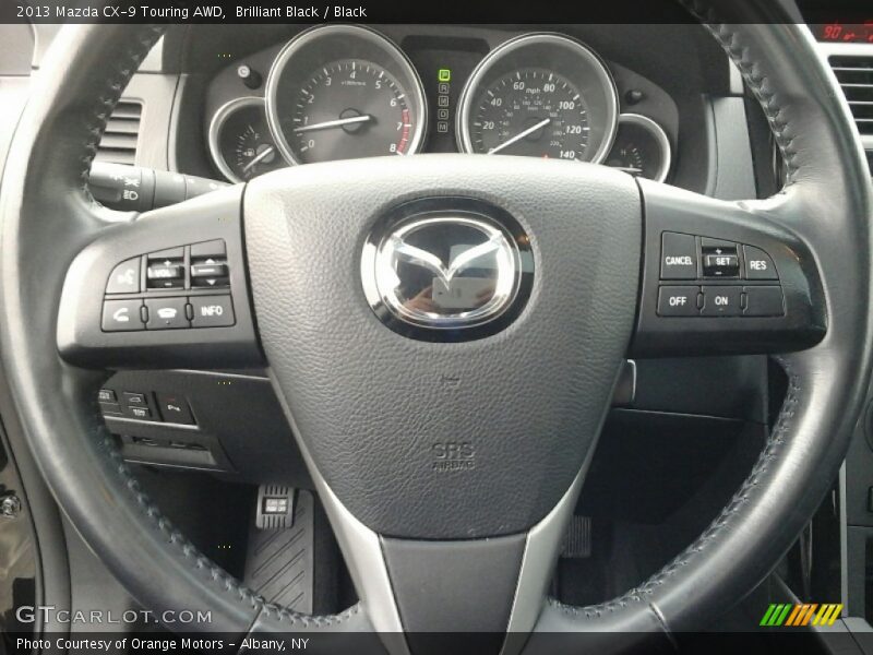 Brilliant Black / Black 2013 Mazda CX-9 Touring AWD