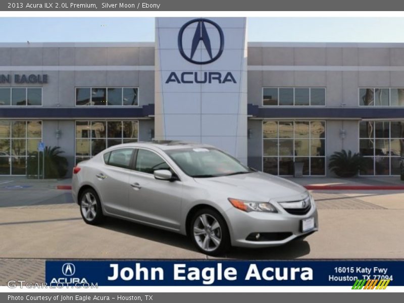 Silver Moon / Ebony 2013 Acura ILX 2.0L Premium
