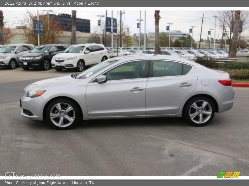 Silver Moon / Ebony 2013 Acura ILX 2.0L Premium