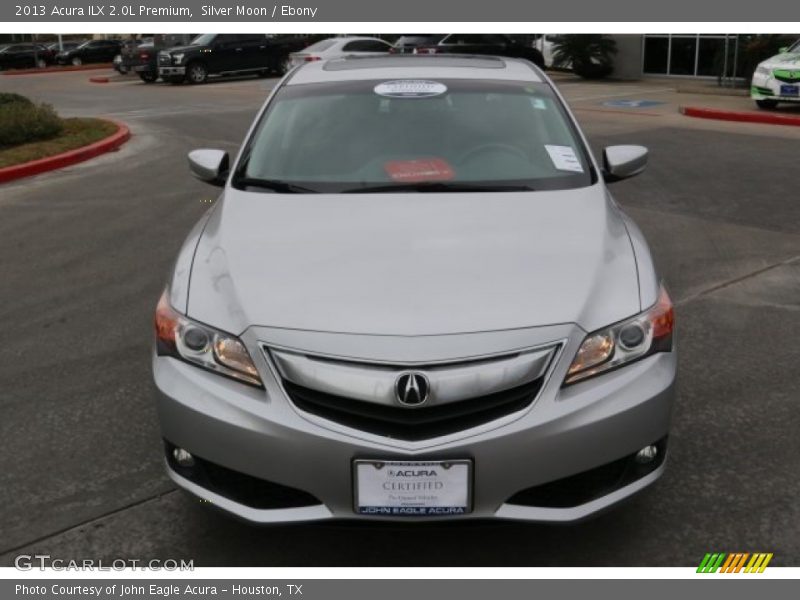 Silver Moon / Ebony 2013 Acura ILX 2.0L Premium