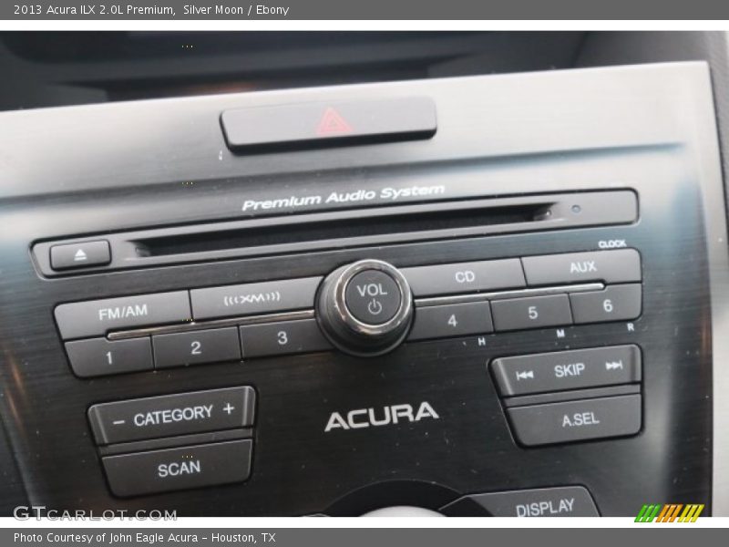 Silver Moon / Ebony 2013 Acura ILX 2.0L Premium