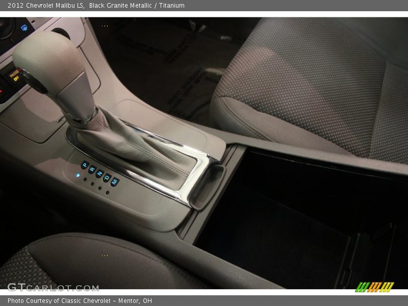 Black Granite Metallic / Titanium 2012 Chevrolet Malibu LS