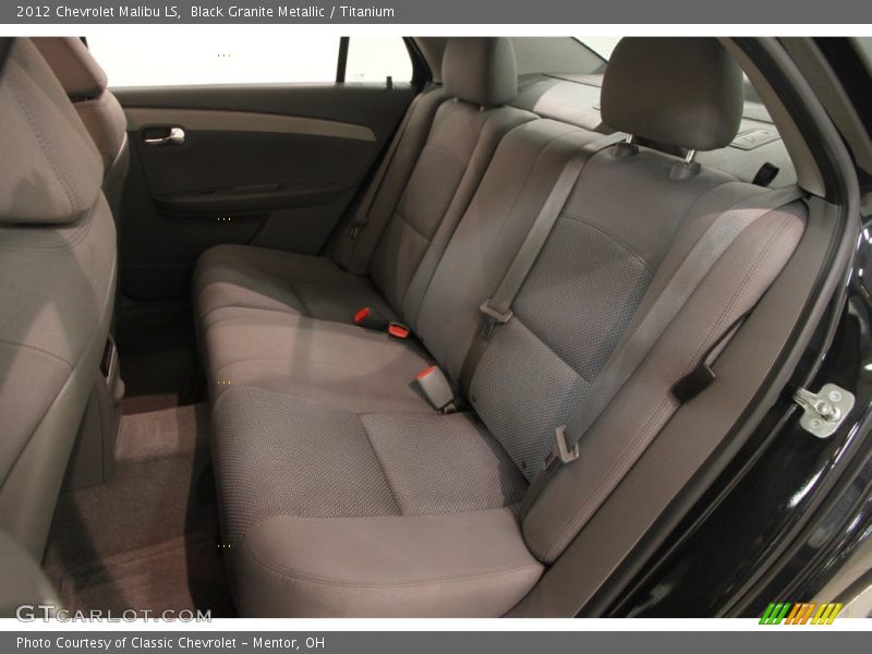 Black Granite Metallic / Titanium 2012 Chevrolet Malibu LS