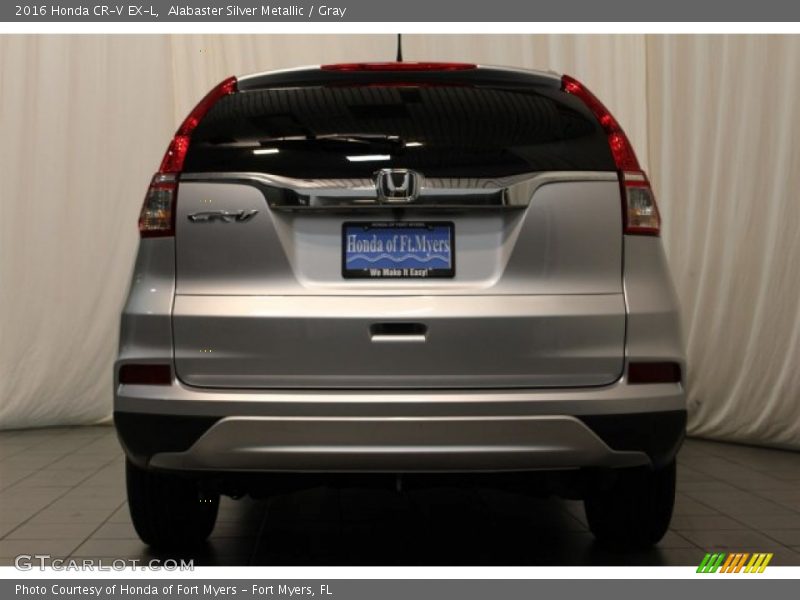 Alabaster Silver Metallic / Gray 2016 Honda CR-V EX-L