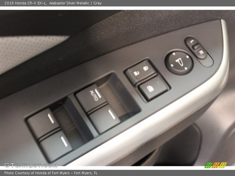 Alabaster Silver Metallic / Gray 2016 Honda CR-V EX-L