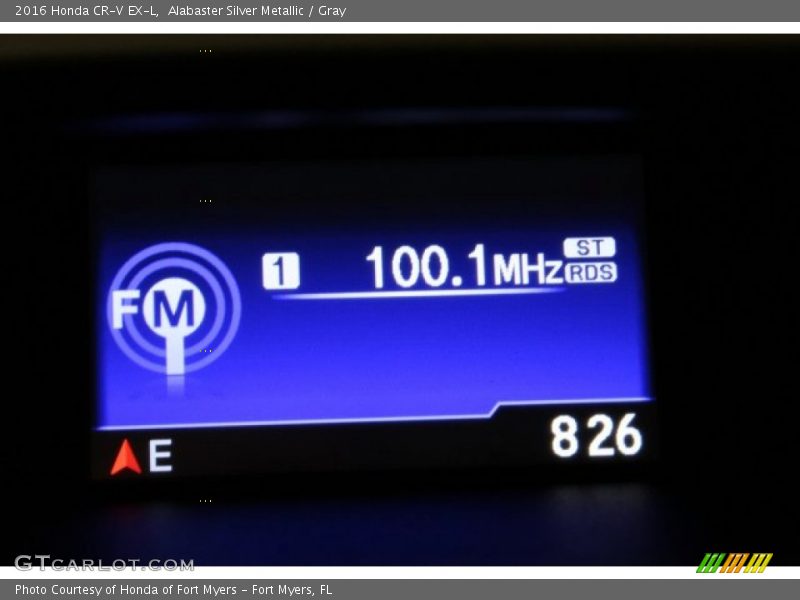 Alabaster Silver Metallic / Gray 2016 Honda CR-V EX-L