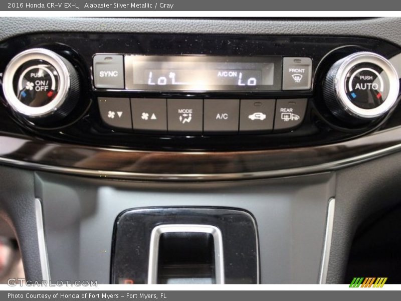 Alabaster Silver Metallic / Gray 2016 Honda CR-V EX-L