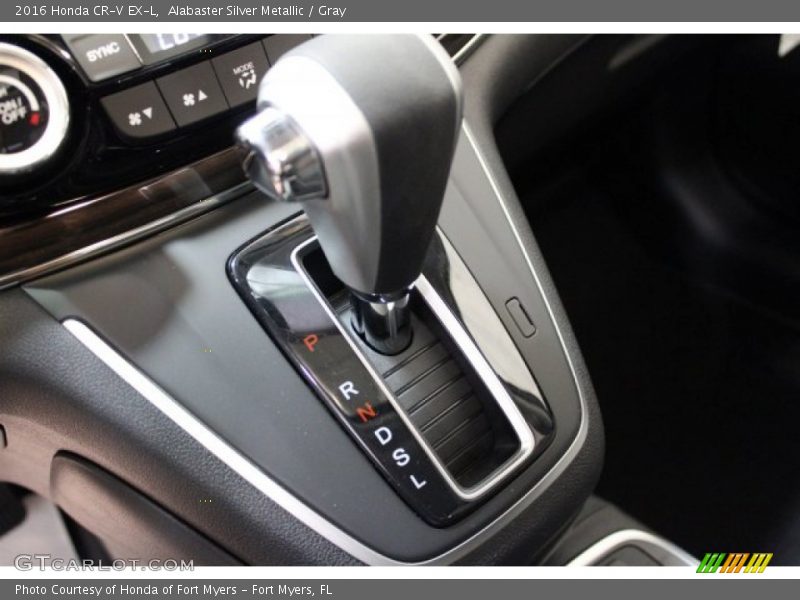 Alabaster Silver Metallic / Gray 2016 Honda CR-V EX-L