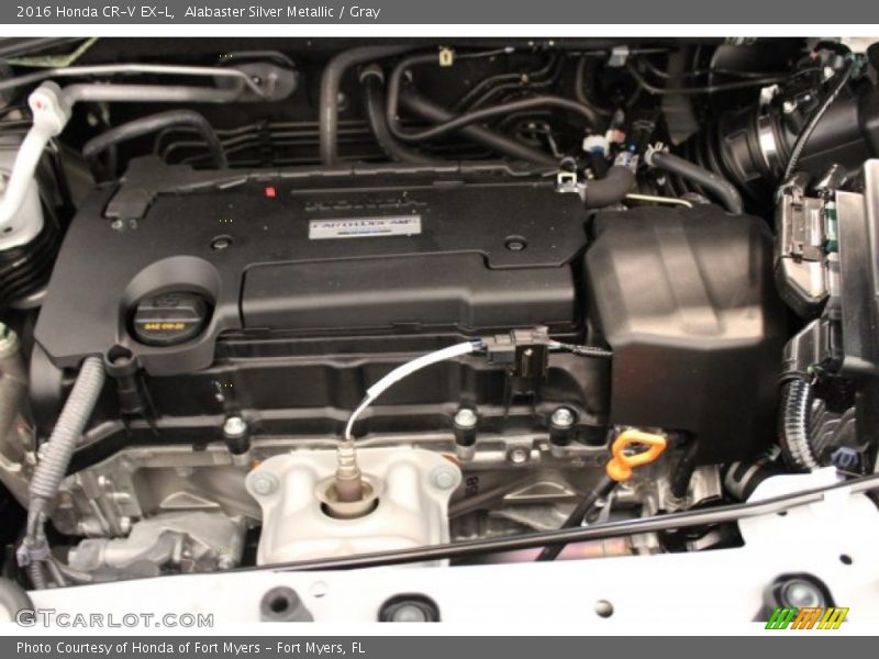 Alabaster Silver Metallic / Gray 2016 Honda CR-V EX-L