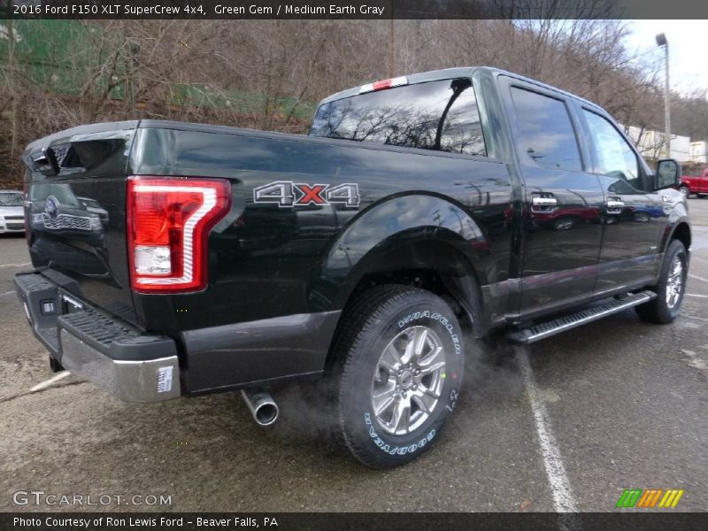 Green Gem / Medium Earth Gray 2016 Ford F150 XLT SuperCrew 4x4