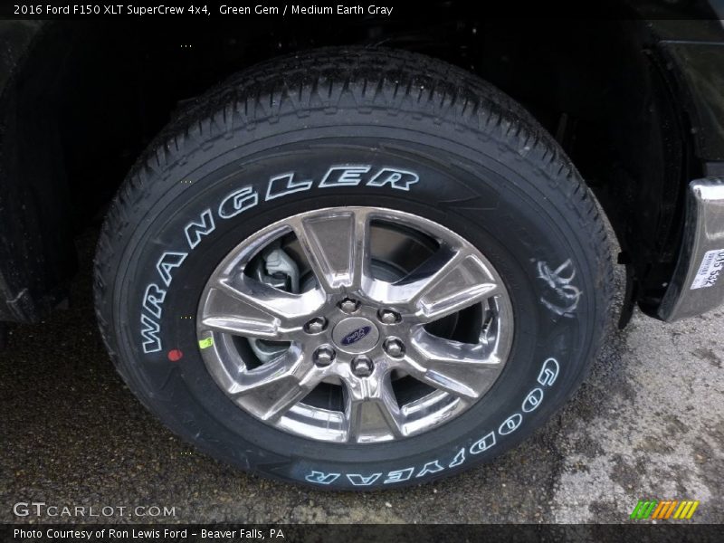 Green Gem / Medium Earth Gray 2016 Ford F150 XLT SuperCrew 4x4