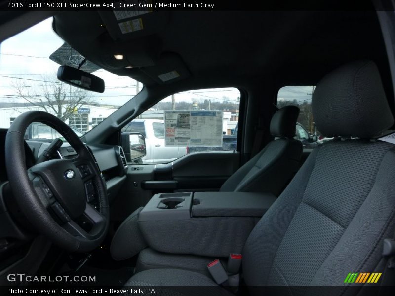 Green Gem / Medium Earth Gray 2016 Ford F150 XLT SuperCrew 4x4
