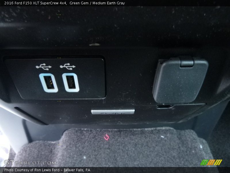 Green Gem / Medium Earth Gray 2016 Ford F150 XLT SuperCrew 4x4