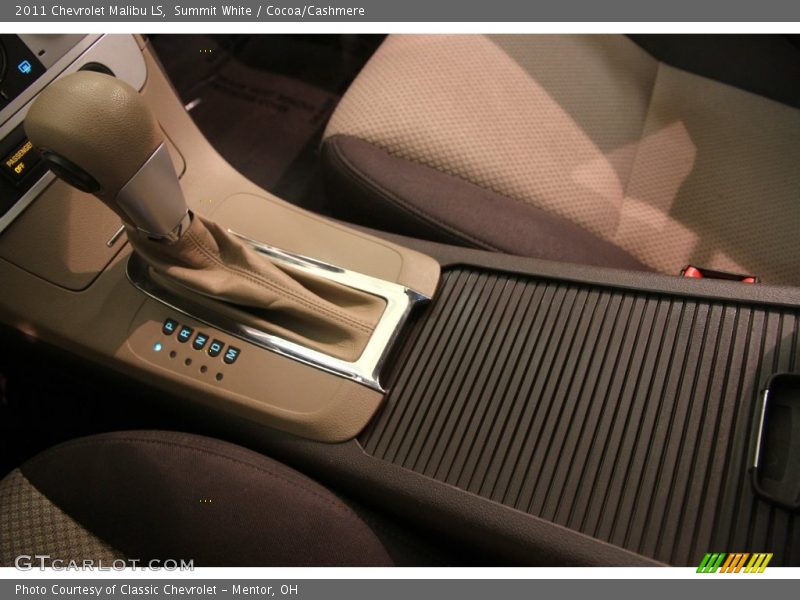 Summit White / Cocoa/Cashmere 2011 Chevrolet Malibu LS