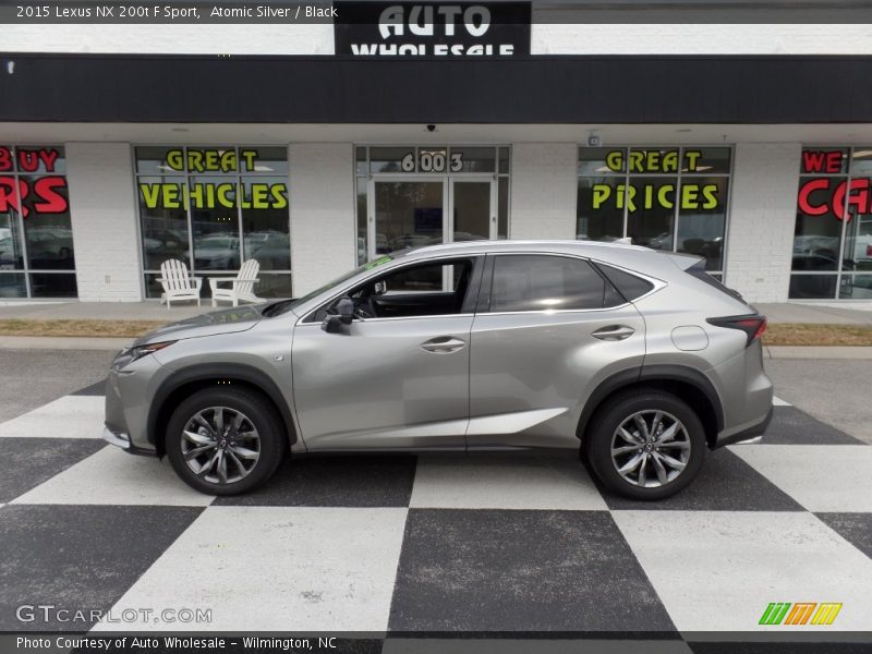 Atomic Silver / Black 2015 Lexus NX 200t F Sport