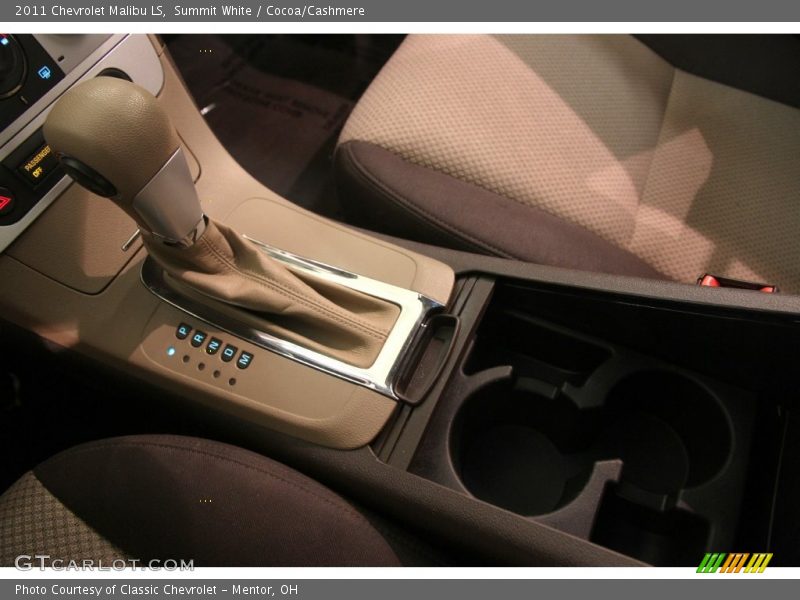 Summit White / Cocoa/Cashmere 2011 Chevrolet Malibu LS