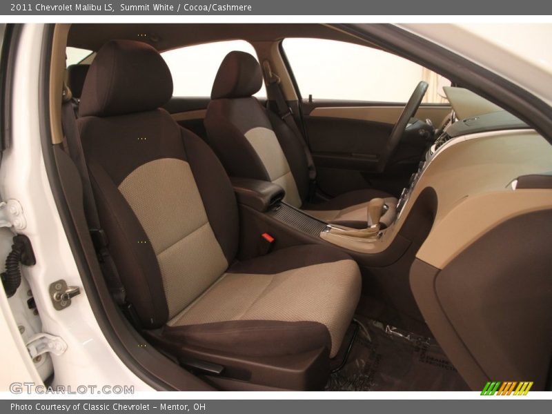 Summit White / Cocoa/Cashmere 2011 Chevrolet Malibu LS