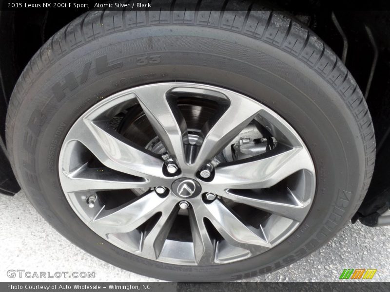 Atomic Silver / Black 2015 Lexus NX 200t F Sport