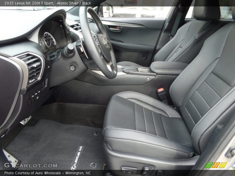 Atomic Silver / Black 2015 Lexus NX 200t F Sport