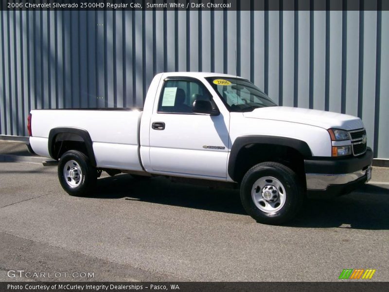 Summit White / Dark Charcoal 2006 Chevrolet Silverado 2500HD Regular Cab