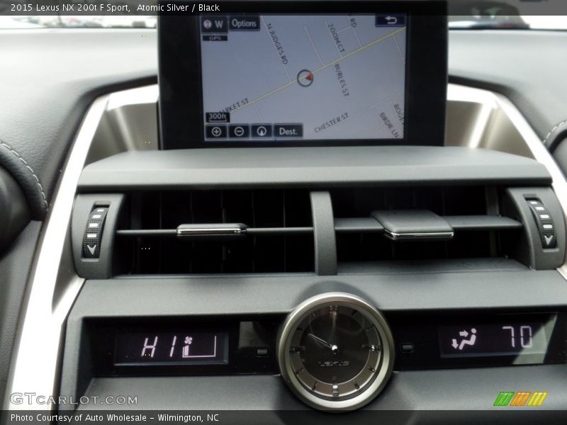 Atomic Silver / Black 2015 Lexus NX 200t F Sport