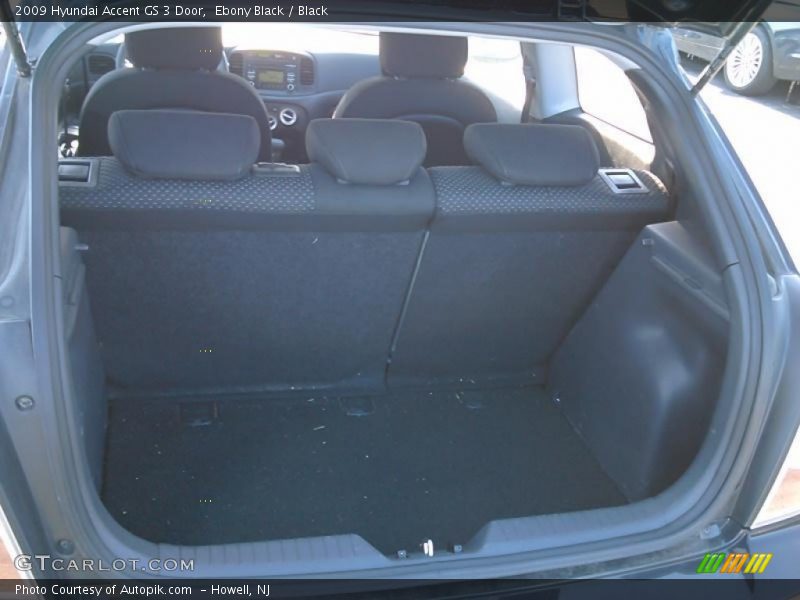 Ebony Black / Black 2009 Hyundai Accent GS 3 Door