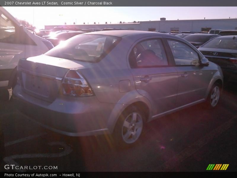 Cosmic Silver / Charcoal Black 2007 Chevrolet Aveo LT Sedan