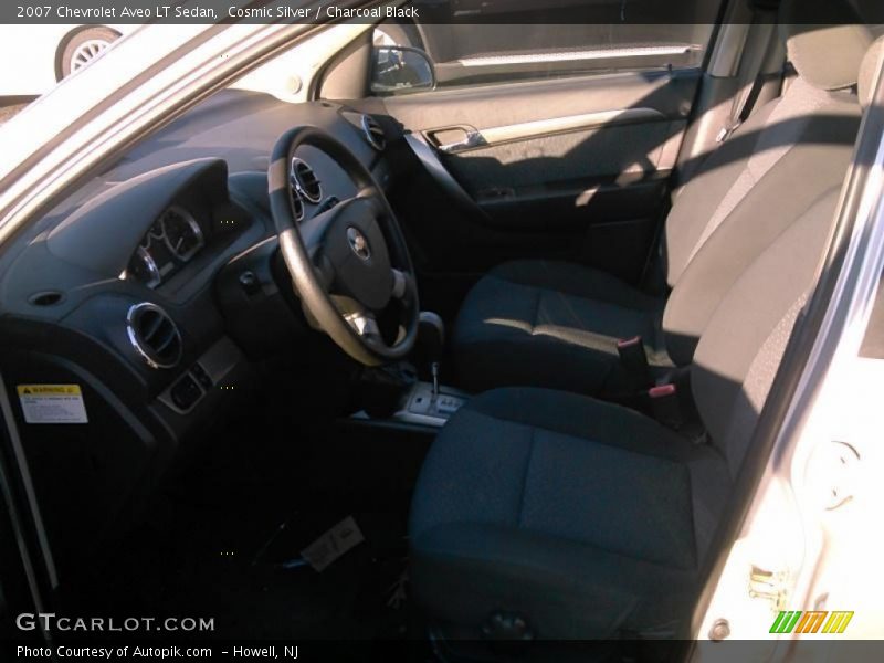 Cosmic Silver / Charcoal Black 2007 Chevrolet Aveo LT Sedan
