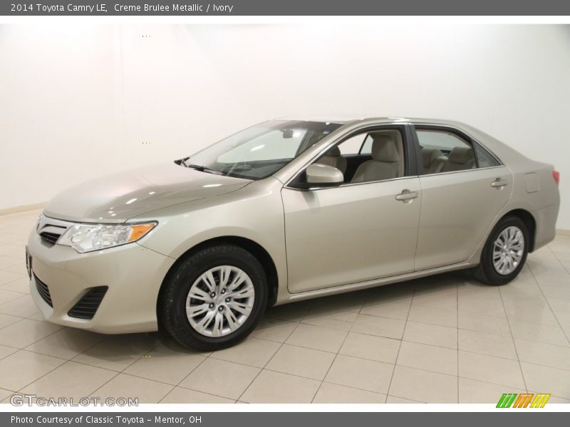 Creme Brulee Metallic / Ivory 2014 Toyota Camry LE