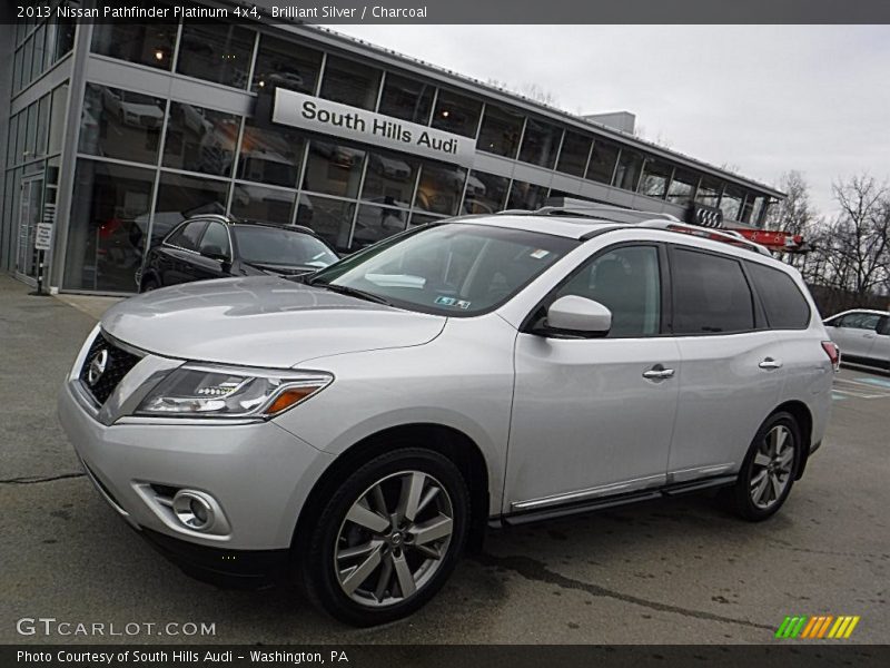 Brilliant Silver / Charcoal 2013 Nissan Pathfinder Platinum 4x4