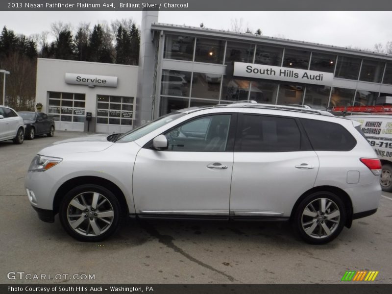Brilliant Silver / Charcoal 2013 Nissan Pathfinder Platinum 4x4