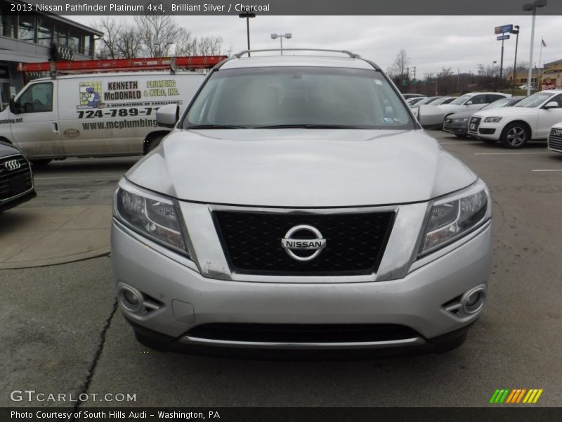 Brilliant Silver / Charcoal 2013 Nissan Pathfinder Platinum 4x4