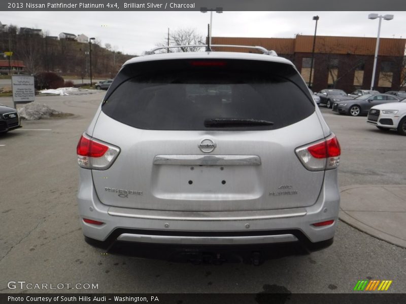 Brilliant Silver / Charcoal 2013 Nissan Pathfinder Platinum 4x4
