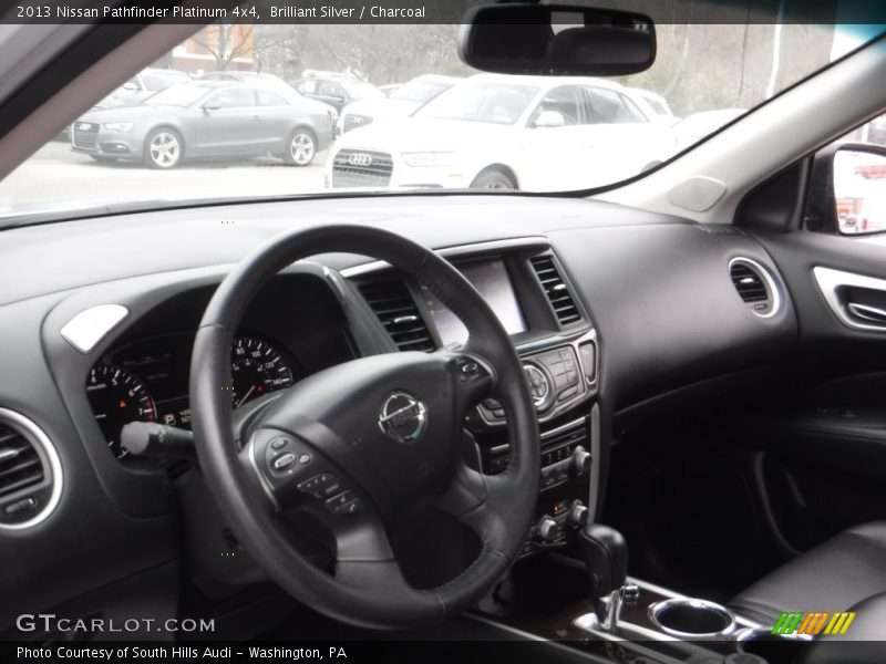 Brilliant Silver / Charcoal 2013 Nissan Pathfinder Platinum 4x4