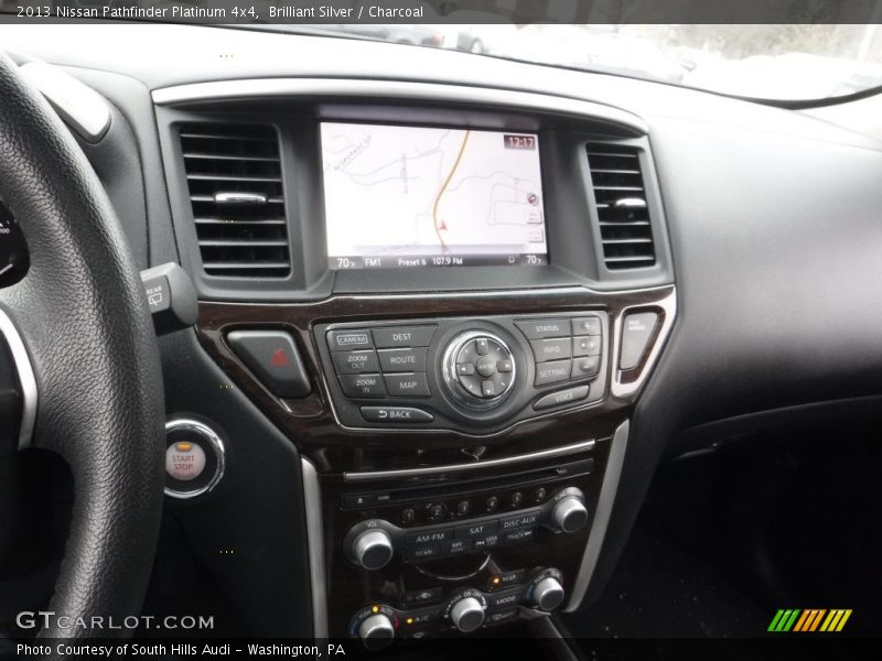 Brilliant Silver / Charcoal 2013 Nissan Pathfinder Platinum 4x4