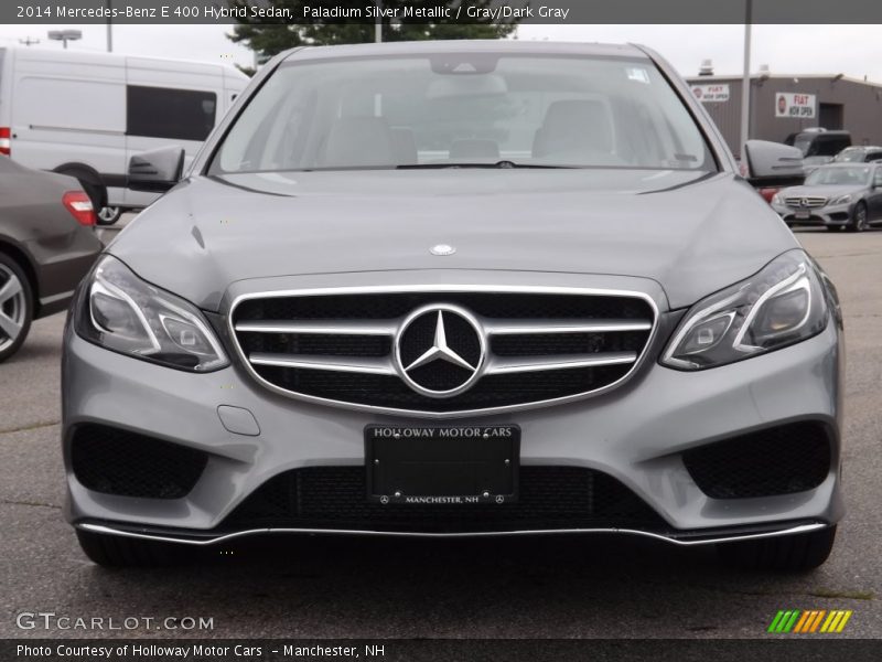 Paladium Silver Metallic / Gray/Dark Gray 2014 Mercedes-Benz E 400 Hybrid Sedan