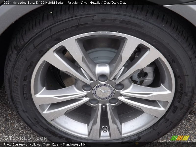 Paladium Silver Metallic / Gray/Dark Gray 2014 Mercedes-Benz E 400 Hybrid Sedan
