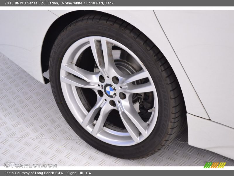 Alpine White / Coral Red/Black 2013 BMW 3 Series 328i Sedan