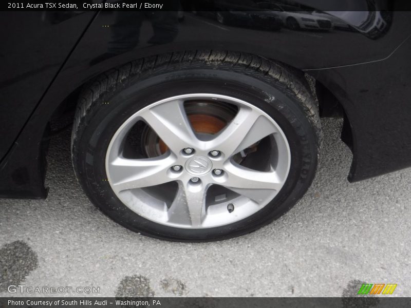 Crystal Black Pearl / Ebony 2011 Acura TSX Sedan