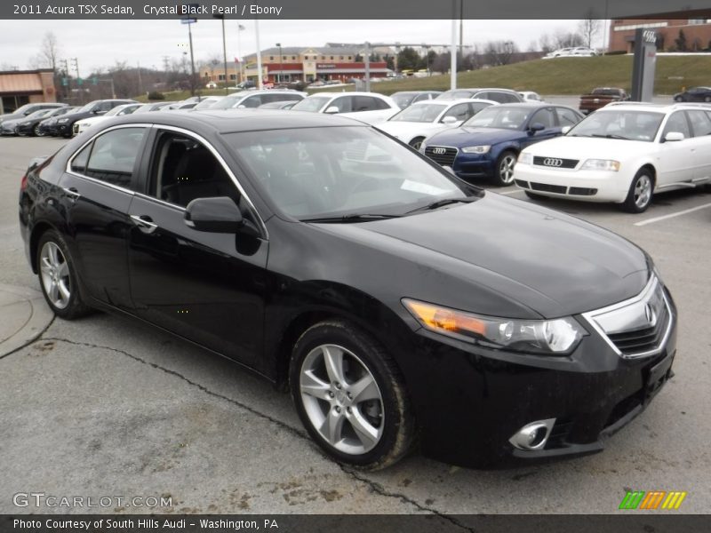 Crystal Black Pearl / Ebony 2011 Acura TSX Sedan