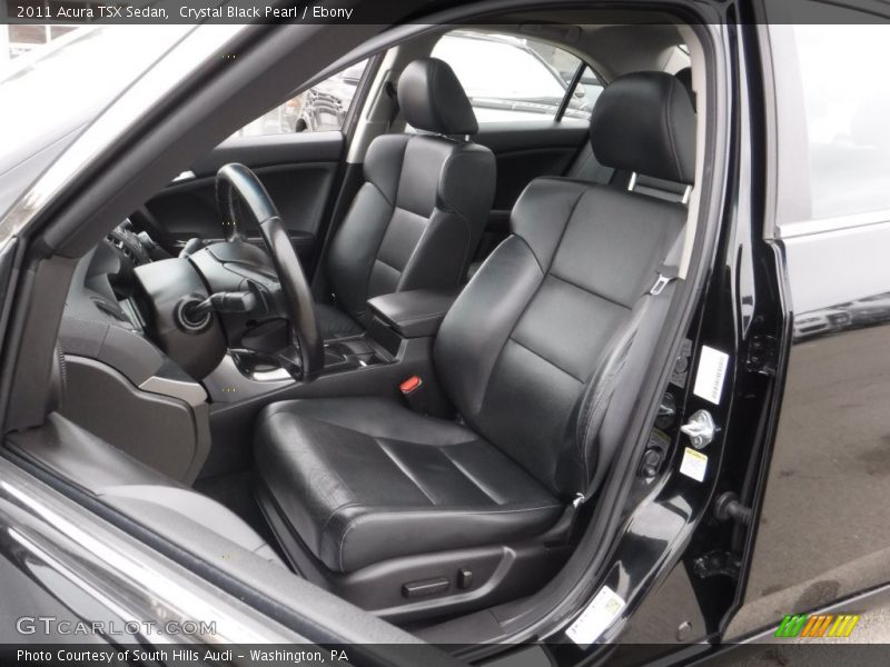 Crystal Black Pearl / Ebony 2011 Acura TSX Sedan