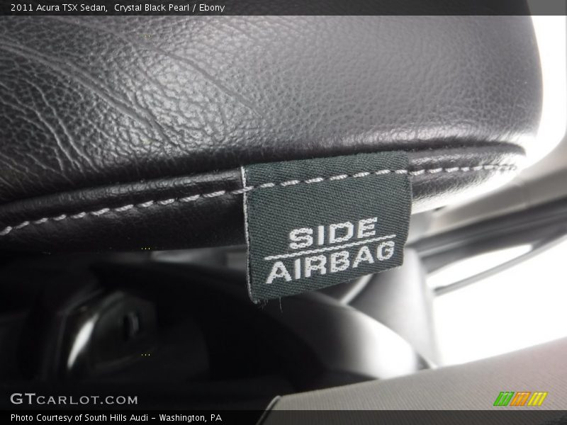 Crystal Black Pearl / Ebony 2011 Acura TSX Sedan