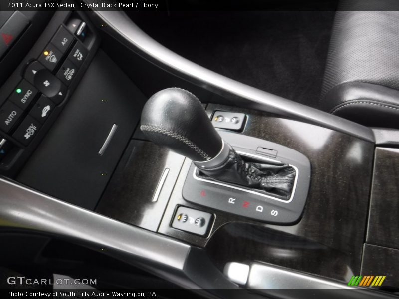 Crystal Black Pearl / Ebony 2011 Acura TSX Sedan