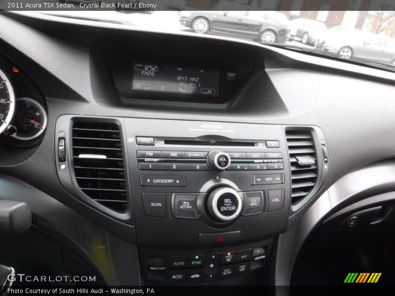Crystal Black Pearl / Ebony 2011 Acura TSX Sedan