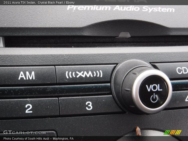 Crystal Black Pearl / Ebony 2011 Acura TSX Sedan