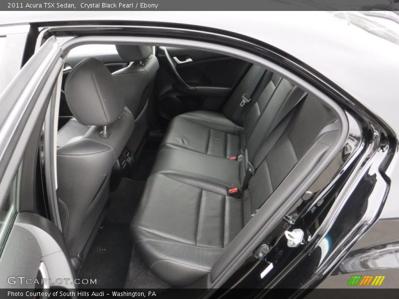 Crystal Black Pearl / Ebony 2011 Acura TSX Sedan