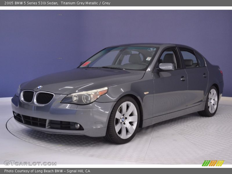 Titanium Grey Metallic / Grey 2005 BMW 5 Series 530i Sedan