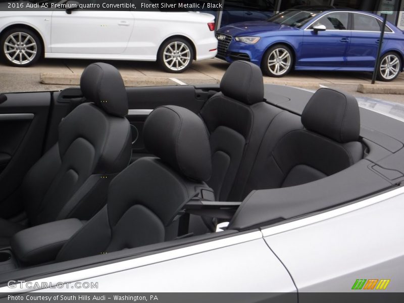 Florett Silver Metallic / Black 2016 Audi A5 Premium quattro Convertible